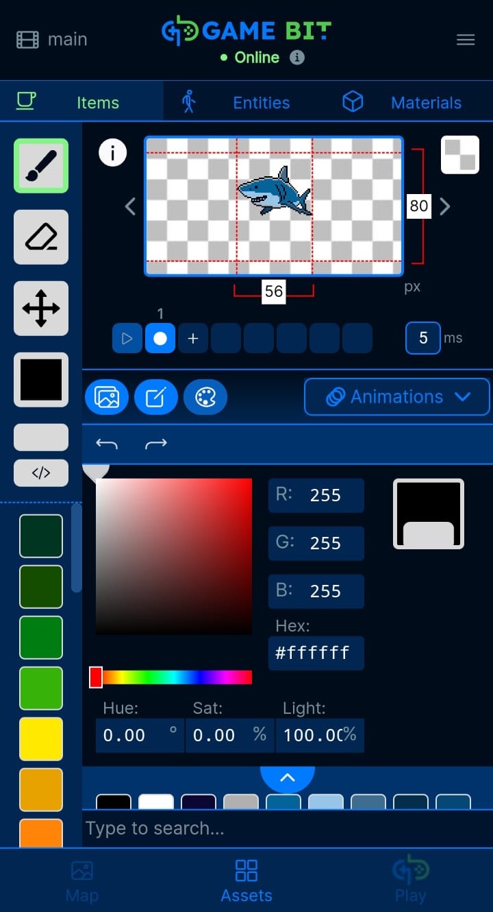 Gamebit studio palette